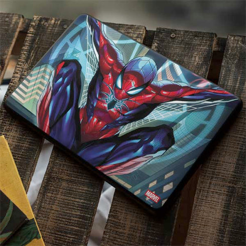 Marvel Spiderman Spiderman Armor MK IV Google Pixelbook Go Skin